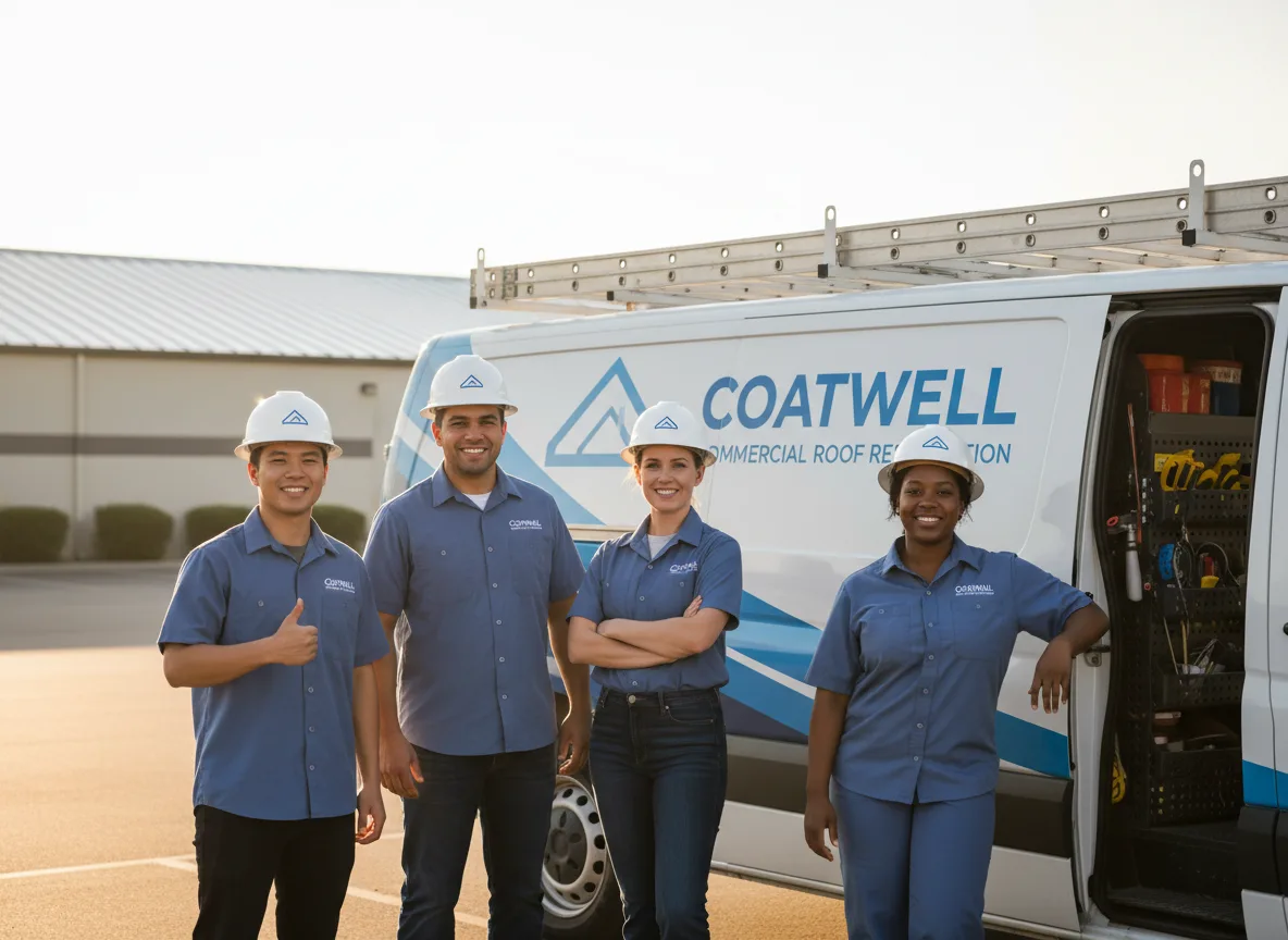 Commercial roof coating company in Chester, MA
